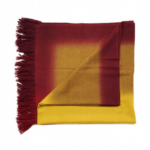 Marigold Merino Throw | Linens & Bedding by Studio Variously