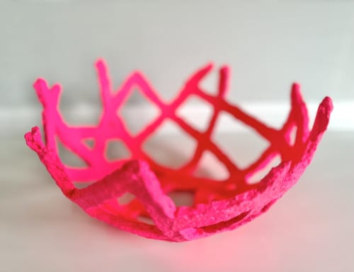 Rad Brad Decorative Bowl Paper Mache Material | Decorative Objects by TM Olson Collection