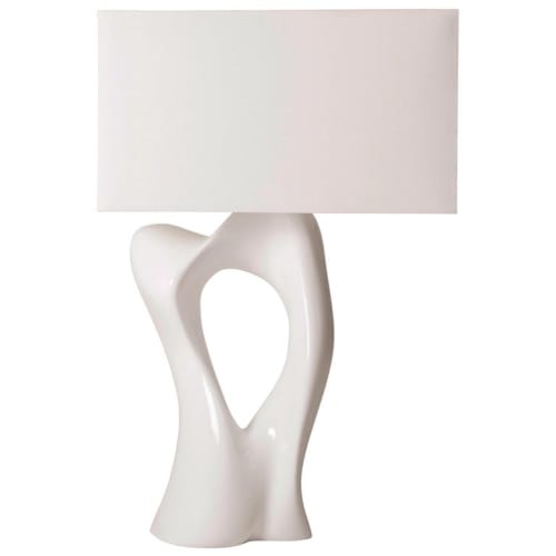 Amorph Vesta Table Lamp, White Lacquered Finish | Lamps by Amorph
