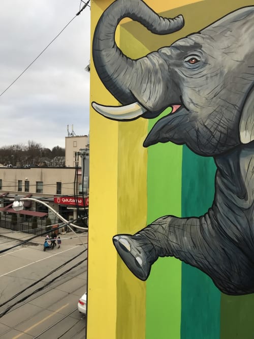 The Elephant Gates | Street Murals by Murals By Marg