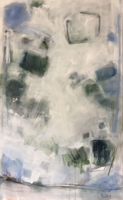 Gracefully Abstract I & II | Oil And Acrylic Painting in Paintings by Jessica Whitley Studio