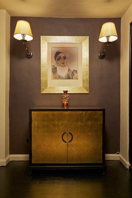 Black & Gold Residence | Interior Design by Marie Burgos Design and Collection
