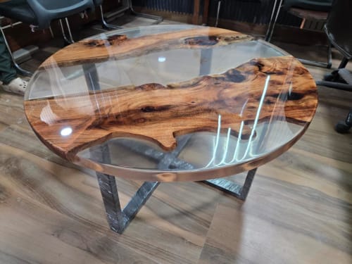 clear epoxy coffee table | Tables by furnishing and decors