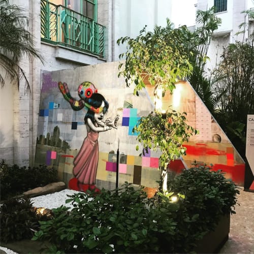 “No Surprises” Mural | Murals by Tinho | Casa Cor in Jardim Sao Francisco