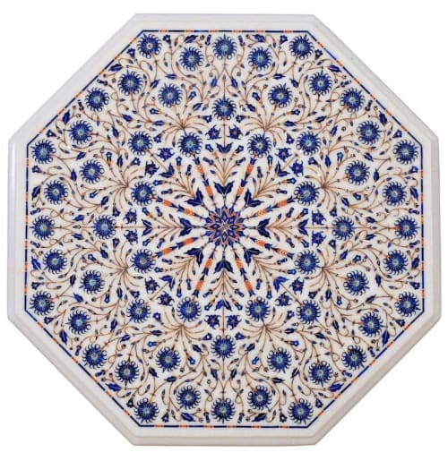 white marble table, coffee table, end table, tabletop | Tables by Innovative Home Decors