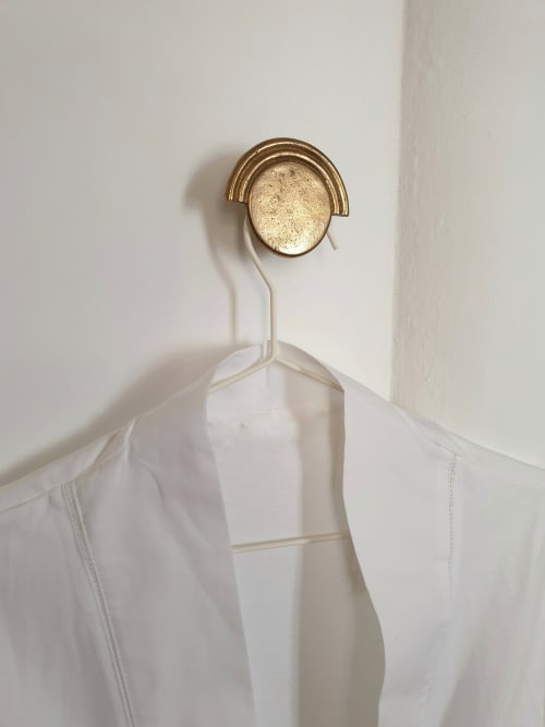 Brass Wall Hanger With Hook N05 | Hardware by Mi&Gei Hardware Design Studio