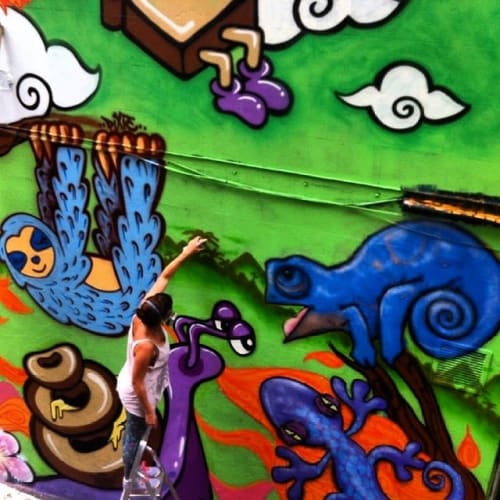 Jungle Mural | Street Murals by Pixie London