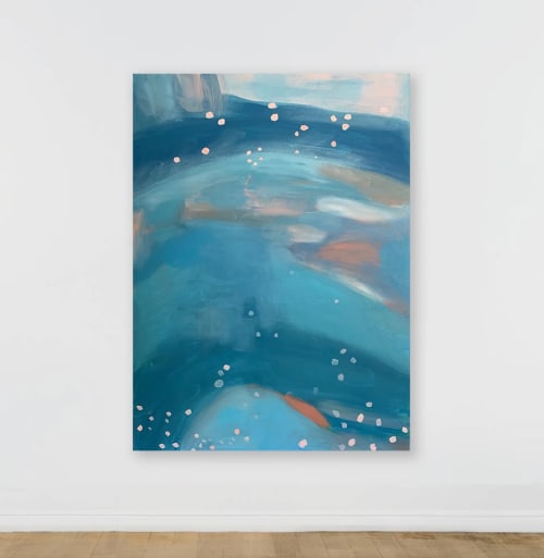 Blue Landscape | Paintings by Angela Warren