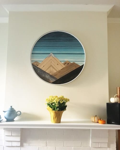 Blue Ridge Mountains Wood Art | Wall Hangings by Forested Way