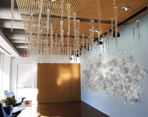 Ice | Wall Hangings by Carson Fox Studio | Memorial Sloan Kettering Cancer Center in New York