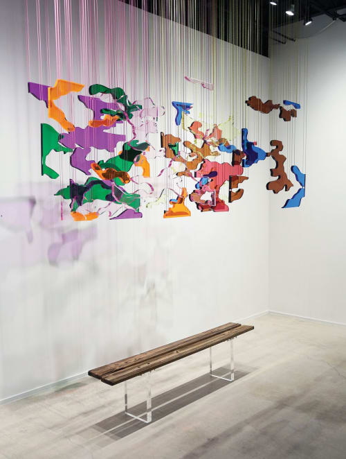 Cubes in Flatland | Sculptures by Gabriela Noelle | LnS Gallery in Miami