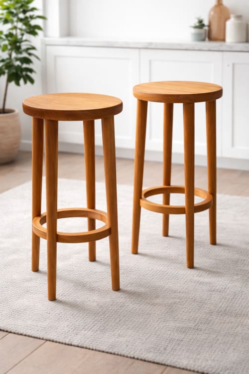 Cherry Counter Stool | Chairs by Witrock Carpentry