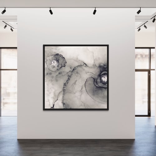 Blooms-BWL1 Canvas Print | Prints by MELISSA RENEE fieryfordeepblue  Art & Design