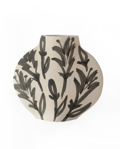 Ceramic Vase ‘Lilies’ | Vases & Vessels by INI CERAMIQUE