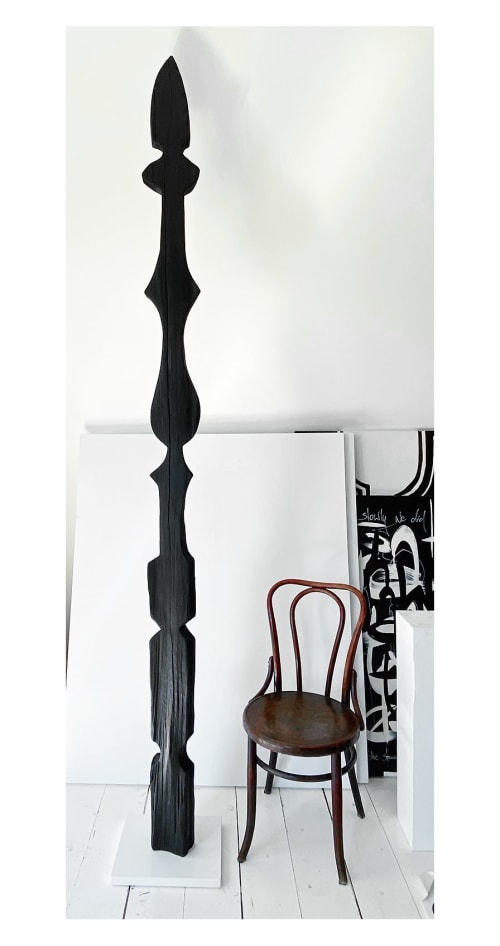 Tall Chess 1 | Sculptures by Neshka Krusche