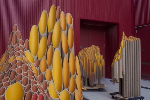 Honey Mountain | Sculptures by Suzanne Wyss | Thinkery in Austin