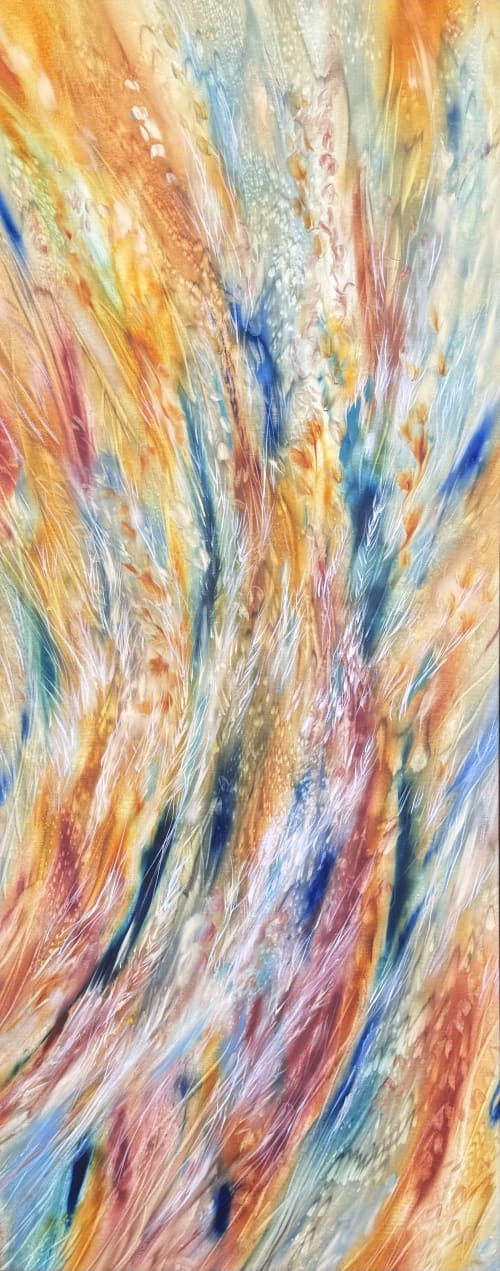 Heaven's Feathers | Oil And Acrylic Painting in Paintings by Kozyuk Gallery