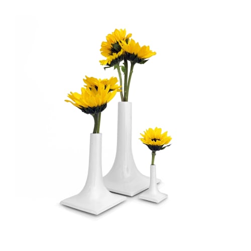 Modern Ceramic Vases set of Three - Pandemic Design Studio | Vases & Vessels by Pandemic Design Studio
