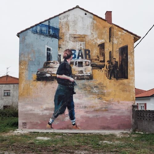 Bar Guillem | Street Murals by Udatxo