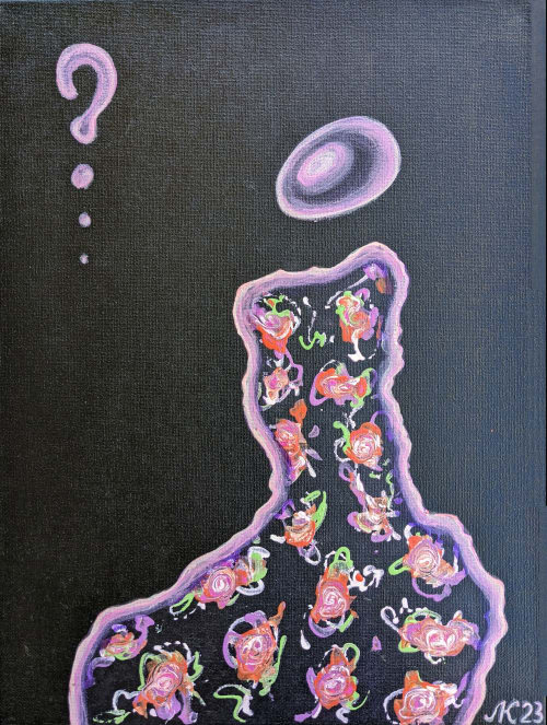 Questions | Paintings by Lena Kolambet