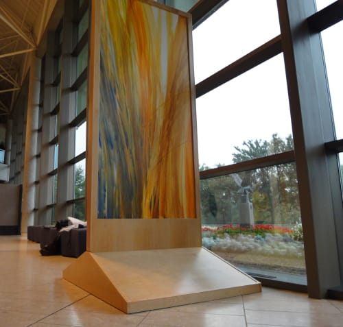 Walk Around the Prairie | Public Art by Michael Ireland | The Gerald Ford Presidential Museum in Grand Rapids