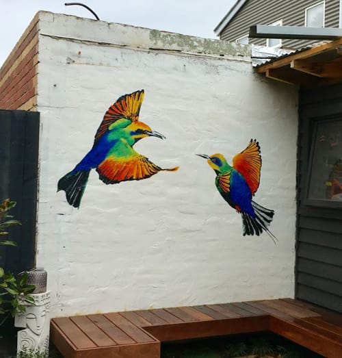Rainbow Bee-Eater | Murals by n2o