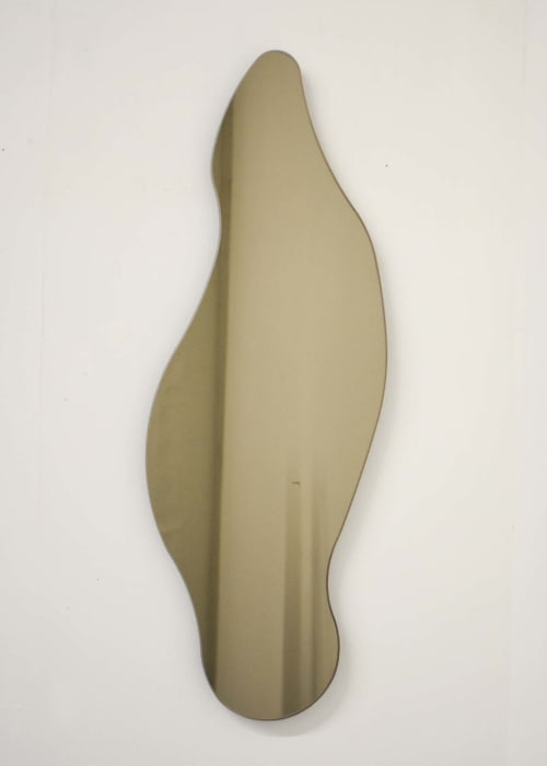 Isla Bronze Glass Mirror #2 | Decorative Objects by Cheyenne Concepcion