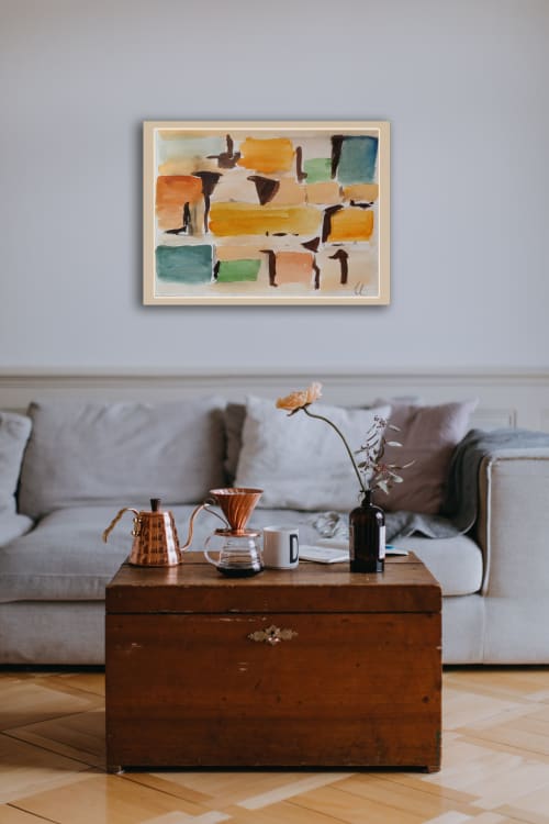 Abstract 03 | Oil And Acrylic Painting in Paintings by Cumin Studio