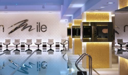 Lembo Designer Marble Wall Covering | Tiles by Lithos Design | Golden Mile Fitness & Spa in Moskva
