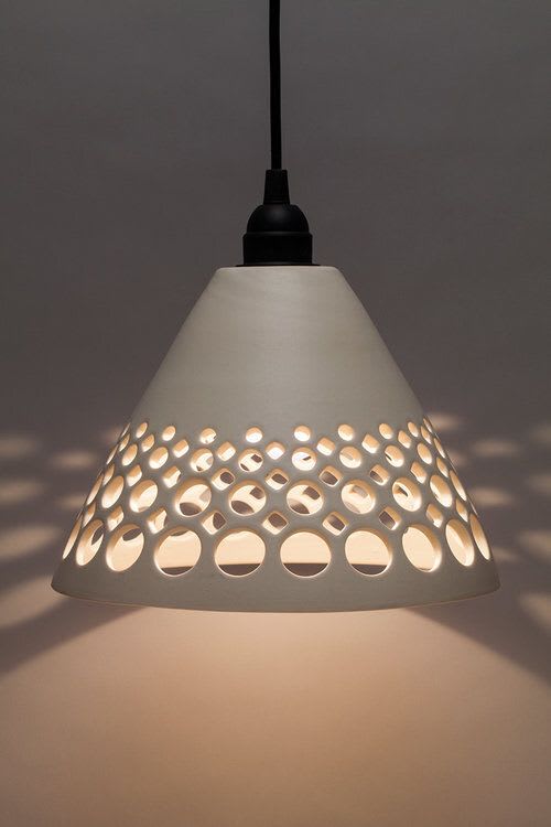 Conical Demi Lace Pendant | Pendants by Lynne Meade