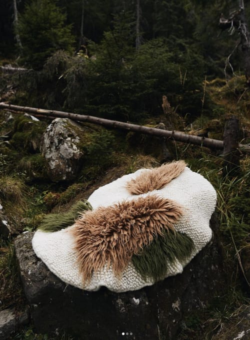 Round Rug "Forest" | Rugs by Creating Comfort Lab