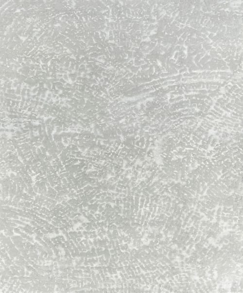 Ten Grey hand-knotted patterned rug | Rugs by Atelier Tapis Rouge
