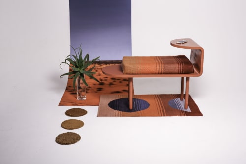The Halau bench and rug | Benches & Ottomans by Kassa Studio