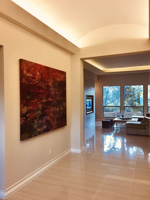 Dream Your Dream 🔴 | Oil And Acrylic Painting in Paintings by Darlene Watson Abstract Artist