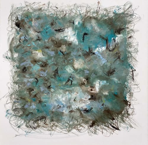 Woven With Music Oil Abstract | Oil And Acrylic Painting in Paintings by Strokes by Red - Red (Linda Harrison)