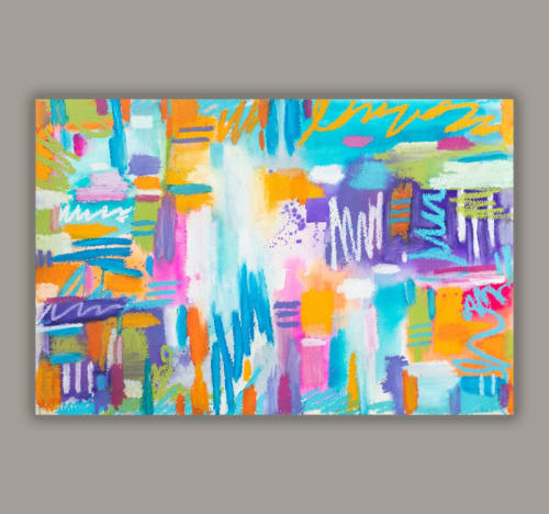 Desert Sunrise | Oil And Acrylic Painting in Paintings by Robin Jorgensen