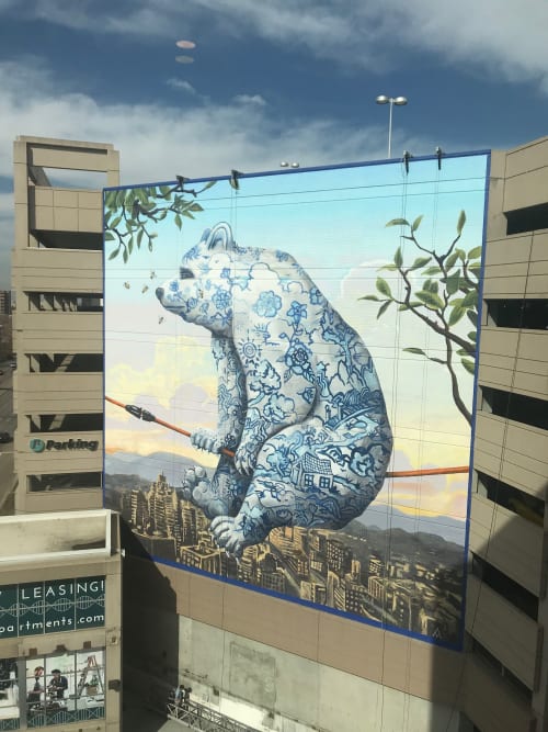 Breakable Bear | Street Murals by Altitude Murals