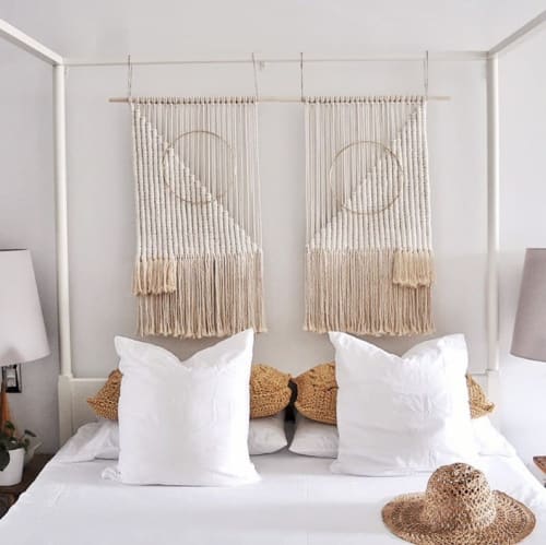 Bizarre Love Triangle | Macrame Wall Hanging in Wall Hangings by indie boho studio