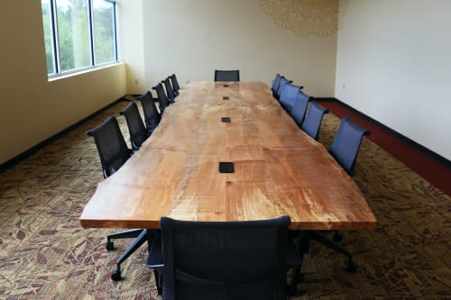 Yogi Tea Furnitures | Tables by Urban Lumber Co. | Yogi Tea Manufacturing in Eugene