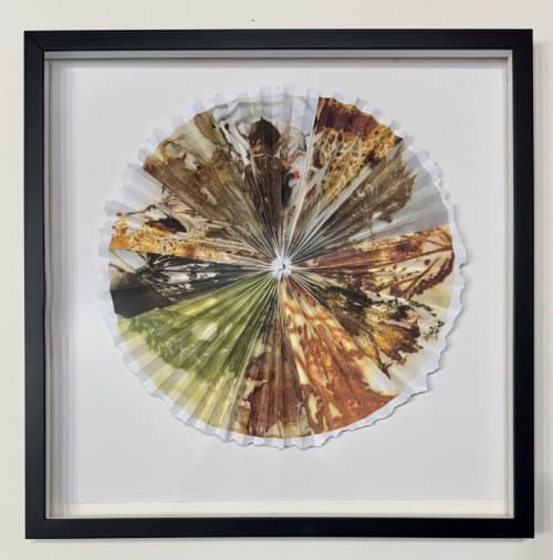 Patina - Pleated Tale Series, paper sculpture | Mixed Media by Ellen Schiffman