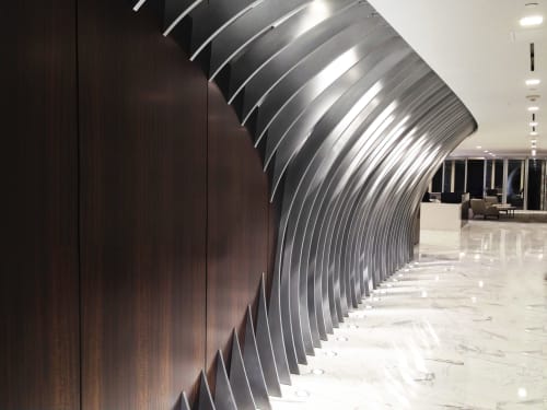 Gunster Feature Wall | Wall Treatments by Amuneal | Gunster in Miami