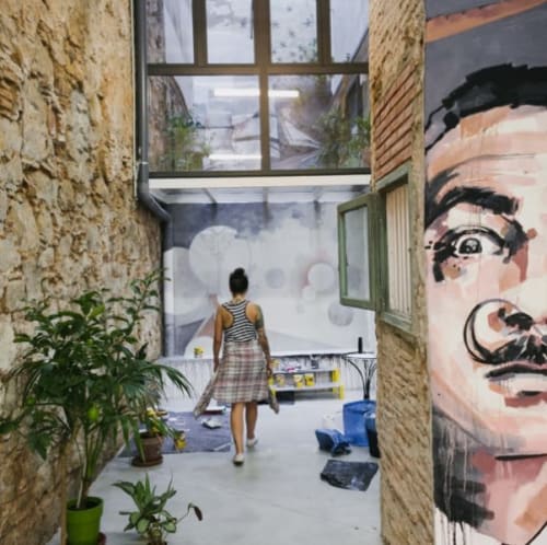 "Enter the Dream" | Murals by Carola Deutsch | CAGE - Contemporary Art Gallery Exhibitions in Barcelona
