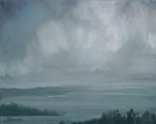 Silent Cove | Oil And Acrylic Painting in Paintings by Dee Fairweather Fine Art