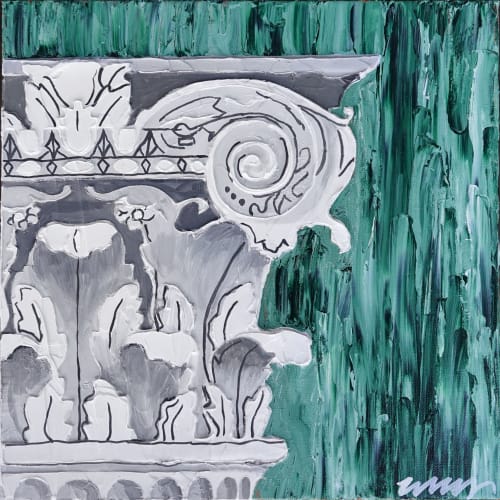 St Charles Column III | Canvas Painting in Paintings by Art Gumbo