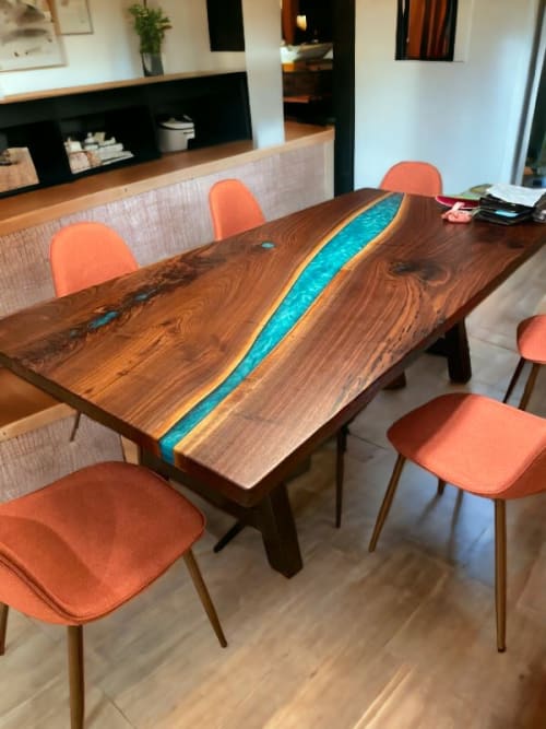 Epoxy Dining Table, Epoxy Resin Table, Epoxy Wood Table | Tables by Innovative Home Decors