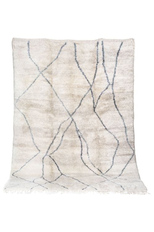 Contemporary Beni Ourain Moroccan Rug | Area Rug in Rugs by Kechmara Designs