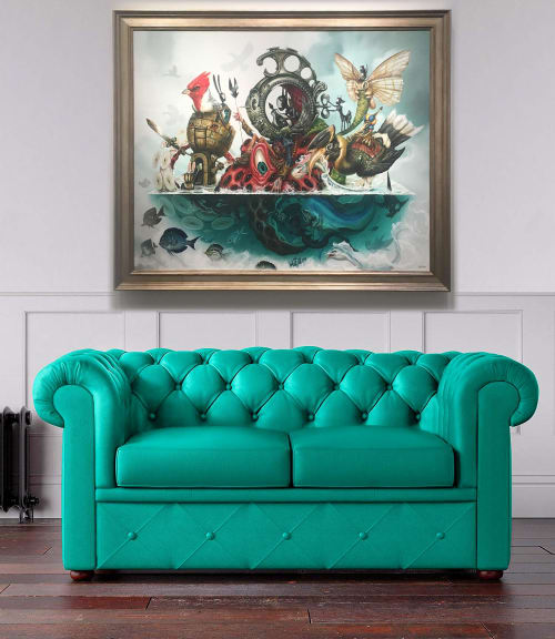 "The Escape Artist" | Paintings by Greg "CRAOLA" Simkins | Los Angeles in Los Angeles