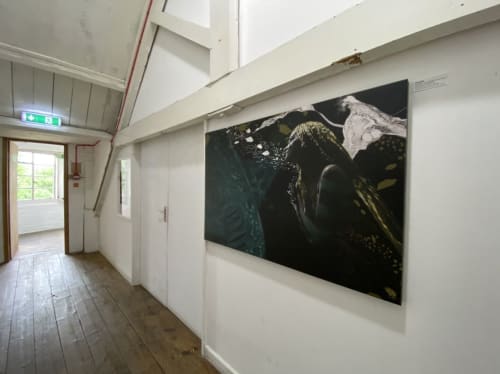 Ave and the whale | Digital Art in Art & Wall Decor by Russ Snedker