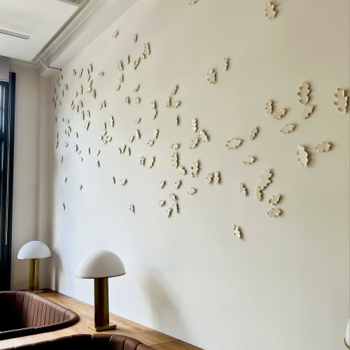 Custom Extra large Wall Art 3D Porcelain ceramic sculpture | Wall Sculpture in Wall Hangings by Elizabeth Prince Ceramics | The Gilbert in London