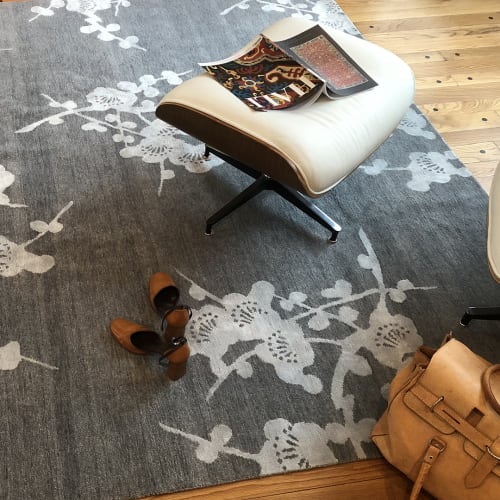 SPRAY (lead), Twisted Knot Tibetan Wool | Rugs by Emma Gardner Design, LLC | Private Residence, Petaluma, CA in Petaluma